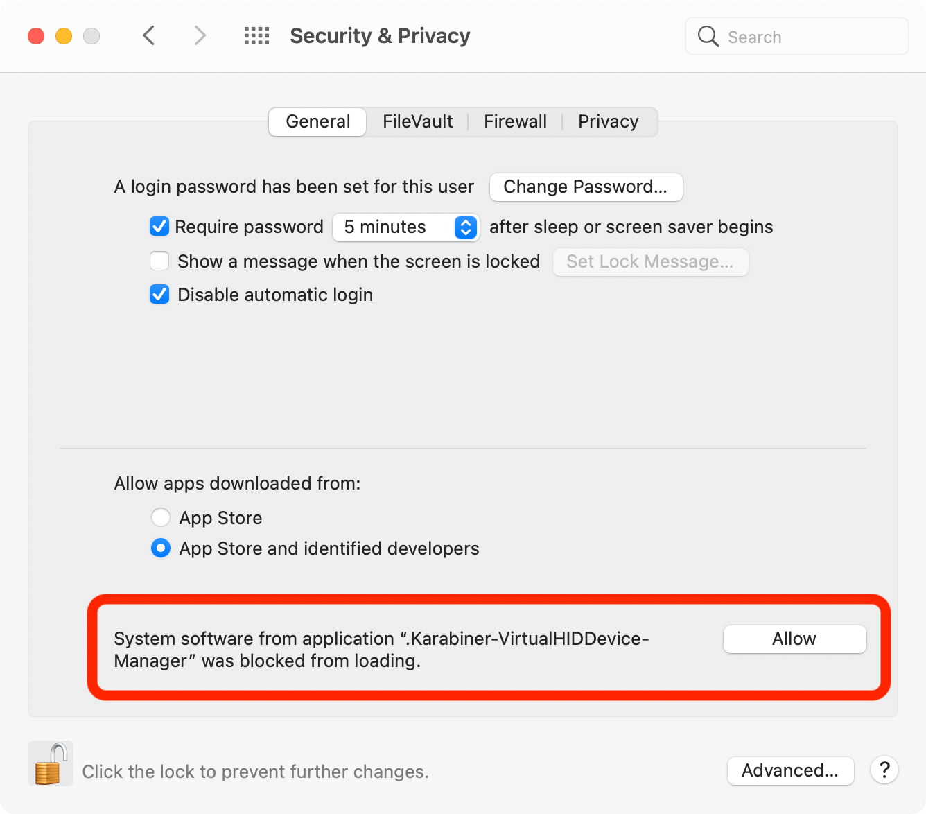 karabiner elements preference