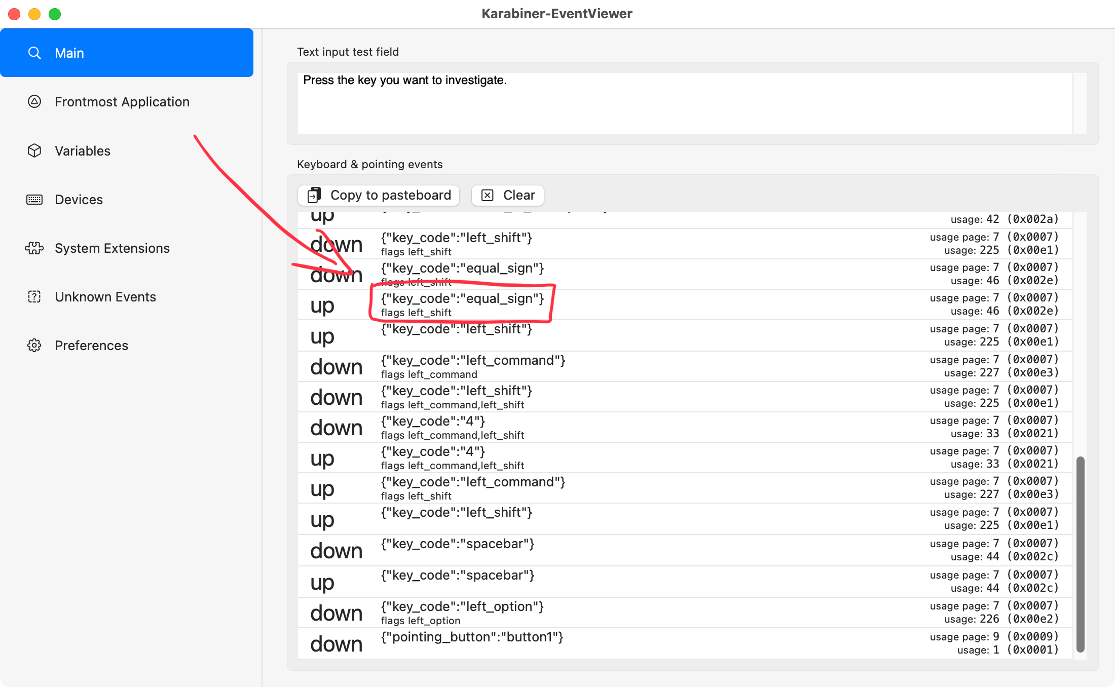 karabiner elements check for application runnin